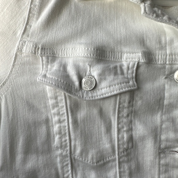 Guess White Denim Jacket - Picture 5 of 5